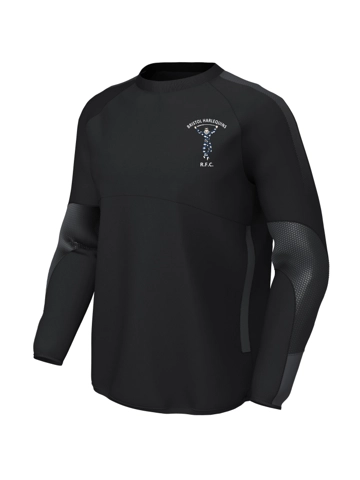 BRISTOL HARLEQUINS MINI CONTACT TOP U5/U6/U7/U8 - BLACK/BLACK BRISTOL HARLEQUINS MINI CONTACT TOP U5/U6/U7/U8 - BLACK/BLACK