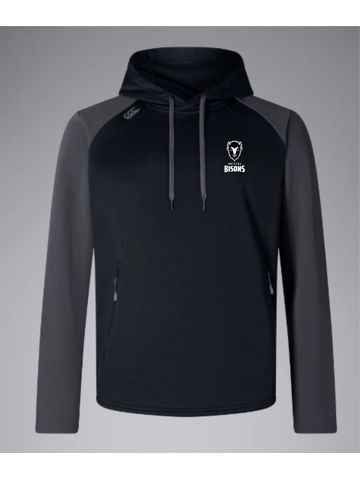 BRISTOL BISONS RFC - CCC ELITE TRAINING HOODIE - BLACK / GREY BRISTOL BISONS RFC - CCC ELITE TRAINING HOODIE - BLACK / GREY
