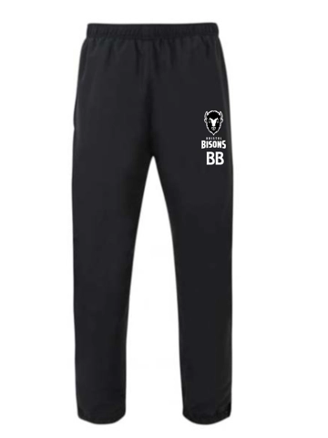 BRISTOL BISONS RFC CCC CUFFED STADIUM PANT - BLACK