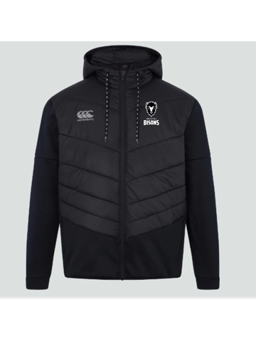 BRISTOL BISONS RFC CCC HYBRID V2 JACKET - BLACK