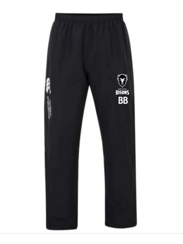 BRISTOL BISONS RFC OPEN HEM STADIUM PANT - BLACK