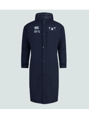 BRISTOL FREE SCHOOL CCC SUB LONG COAT - NAVY