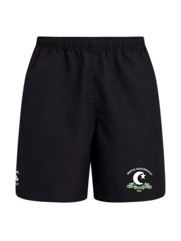 BRISTOL SARACENS RFC - CCC CLUB SHORTS WITH POCKETS BLACK BRISTOL SARACENS RFC - CCC CLUB SHORTS WITH POCKETS BLACK