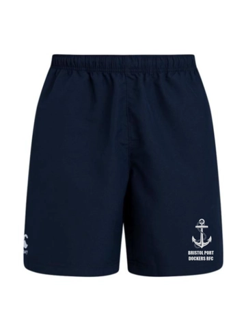 DOCKERS RFC CCC CLUB LEISURE SHORTS - NAVY