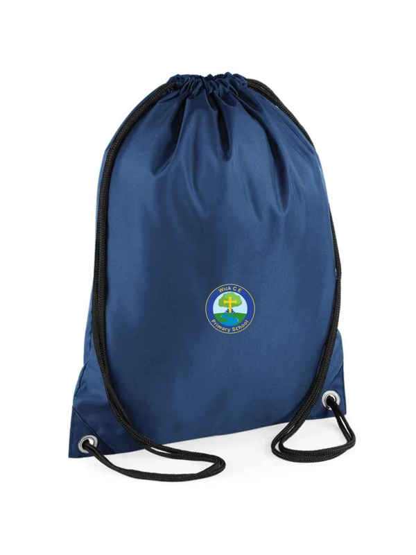 WICK Cof E DRAW STRING BAG