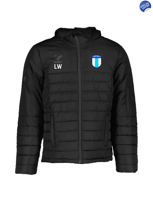 LONGWELL GREEN JFC - HUMMEL SIDELINE PADDED JACKET