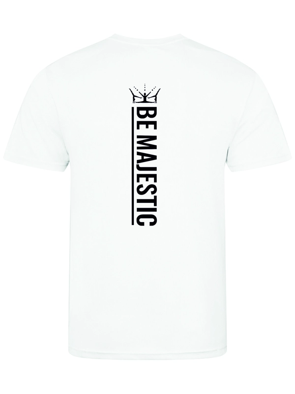 JC001B MAJESTICS GYMNASTICS VOLUNTEER TEE - KIDS - WHITE