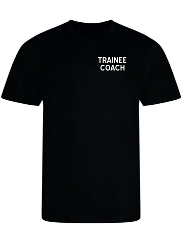JC001 MAJESTICS GYMNASTICS TRAINEE COACH MENS TEE - BLACK