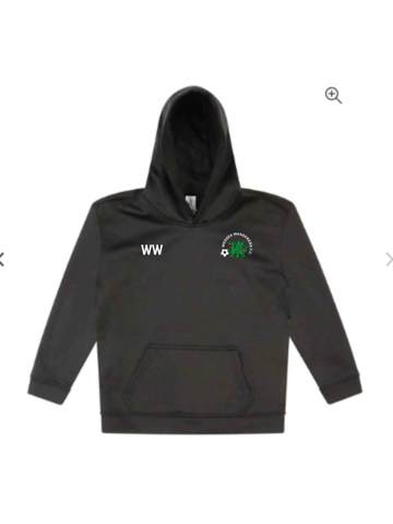 WESSEX WANDERERS CHILD SPORTS HOODIE - BLACK WESSEX WANDERERS CHILD SPORTS HOODIE - BLACK