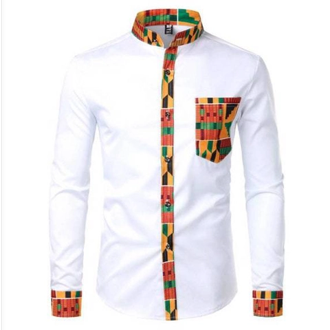 White african shirt