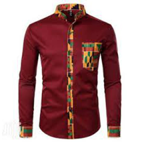 Long sleeve african shirt