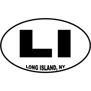 L.I. Oval Sticker 5
