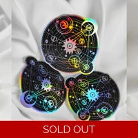 Home System - Holographic sticker