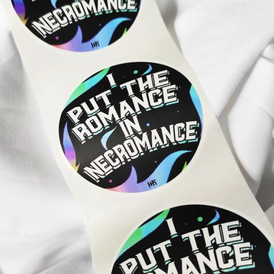 Romance in Necromance - Sticker label
