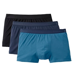 Calida 26341/799 3-pk Boxer Sort/blå/turkis