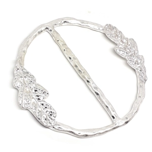 Leaf Scarf Ring (SIlver)