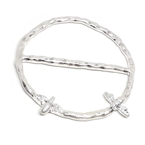 Bee Scarf Ring (Silver)