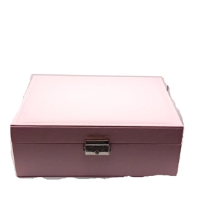 Leather Jewellery Box (Pink)