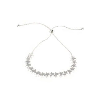 Star Drawstring Bracelet (Silver)