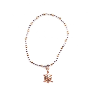 Turtle Bead Bracelet (Silver / Gold)