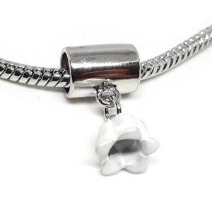 Lily of the Valley Charm (SIlver White)