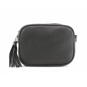 Crossbody Tassel Bag (Grey)