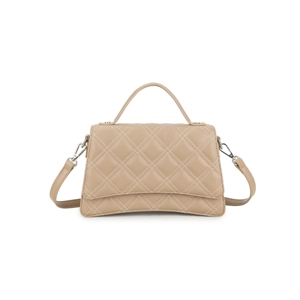 Quilted cross body bag (Khaki)