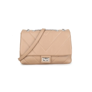 Luxurious Padded Handbag (Khaki)