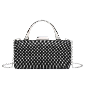 Sparkly Occassion Bag (Black / Silver)