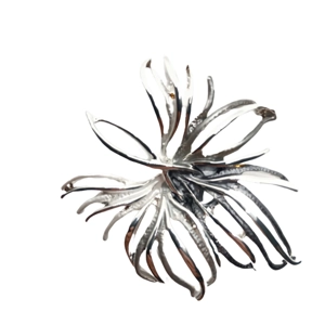 Vintage Flower Brooch (Silver)