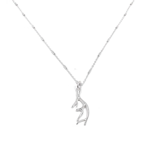 Antler Necklace (Silver)