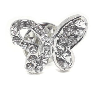 Butterfly Pin Brooch (Silver)