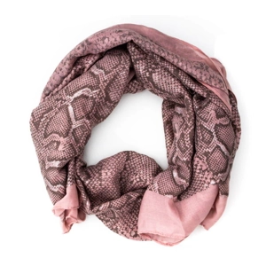 Animal Print Scarf (Pink)