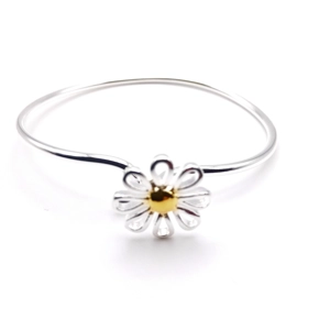 Daisy Bangle (Silver / Gold)