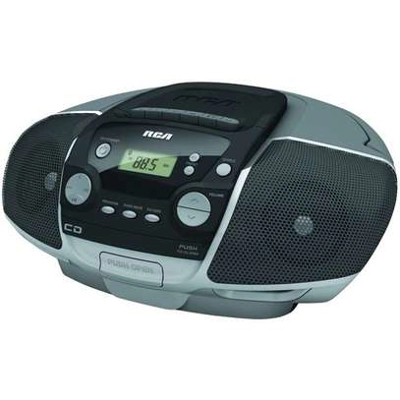 Rca Portable Radio Cd Boom Box With Cassette Player
