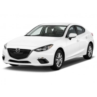 WHITE AUTOMATIC MAZDA AXELA