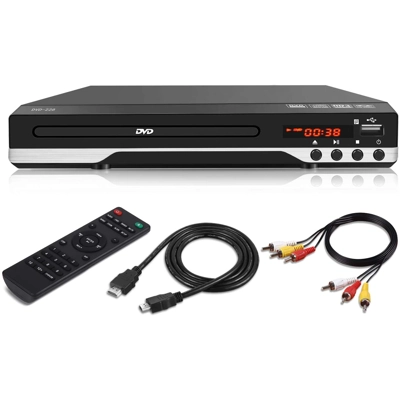 Compact DVD Player for TV - Multi Region HDMI 1080P