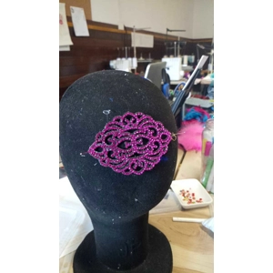 pink headpiece duo