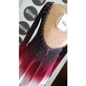 redfeeling figure skating dress