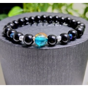 Men black beaded bracelets - gifts - bracelets