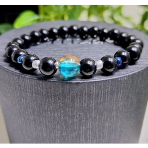 Men black beaded bracelets - gifts - bracelets