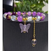 Shades of Purple aesthetic beaded bracelets - gifts - bracelets
