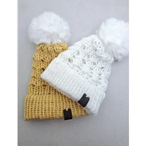 Popcorn Premature handmade knitted beanie | bobble hat | range of colours available