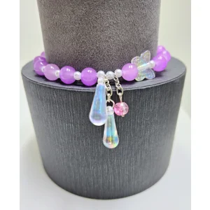 Women's Purple beaded bracelets - gifts