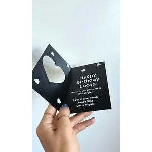 Personalised 3d Printed Card for all occasions