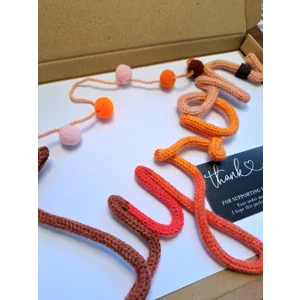 Knitted wire Sign for wall decor | nursery | babyshower | room decor