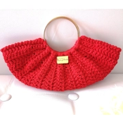 Meia lua / SilvaPrecious - red and gold