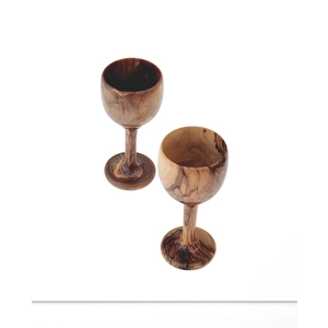 Set of 2 Wine Glasses: Unique, Rustic, and Stylish Wine Goblet Set