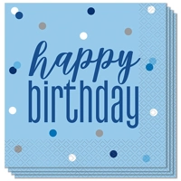 Napkins- Happy Birthday