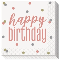 Napkins- Happy Birthday